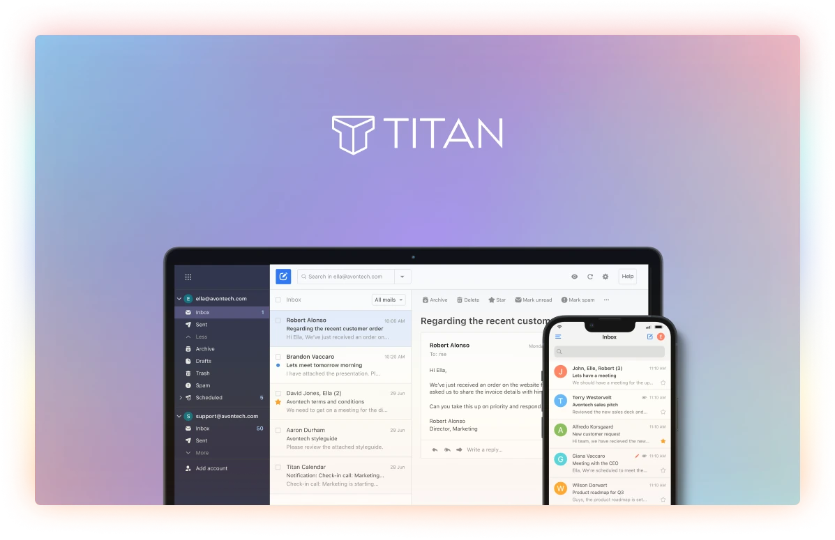 Titan Email Logo